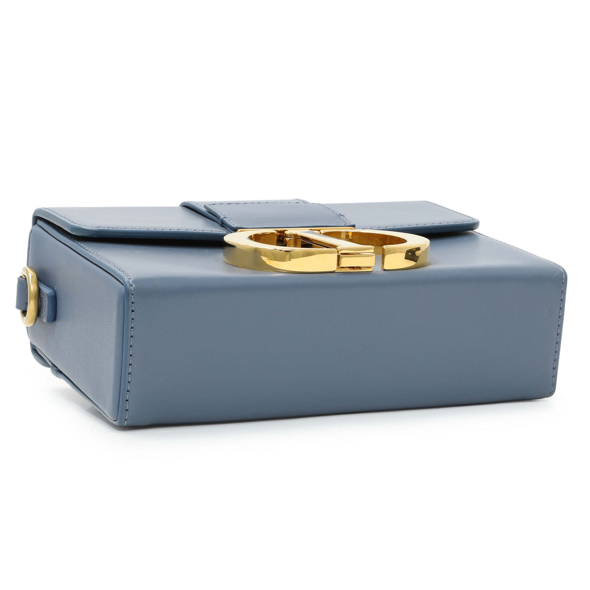 Christian Dior Blue Smooth Calfskin Montaigne 30 Box Shoulder