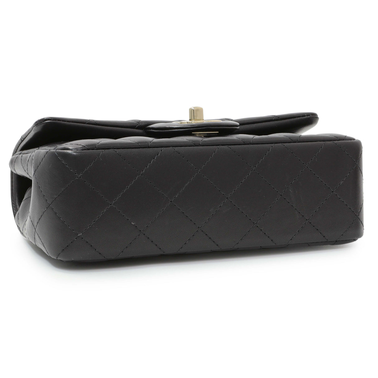 -7 items Sat July 11 ⬆️- Chanel Black Lambskin Quilted Mini Rectangular Flap Handbags Chanel