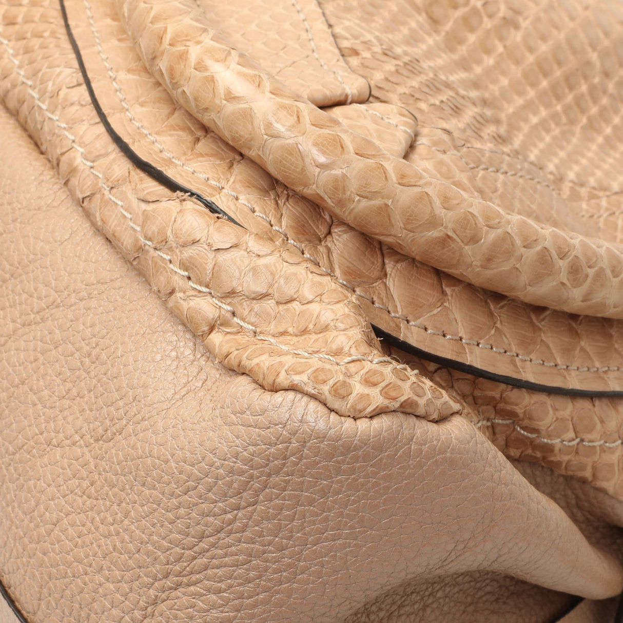 Chloe Nude Python Medium Paraty Handbags Chloe