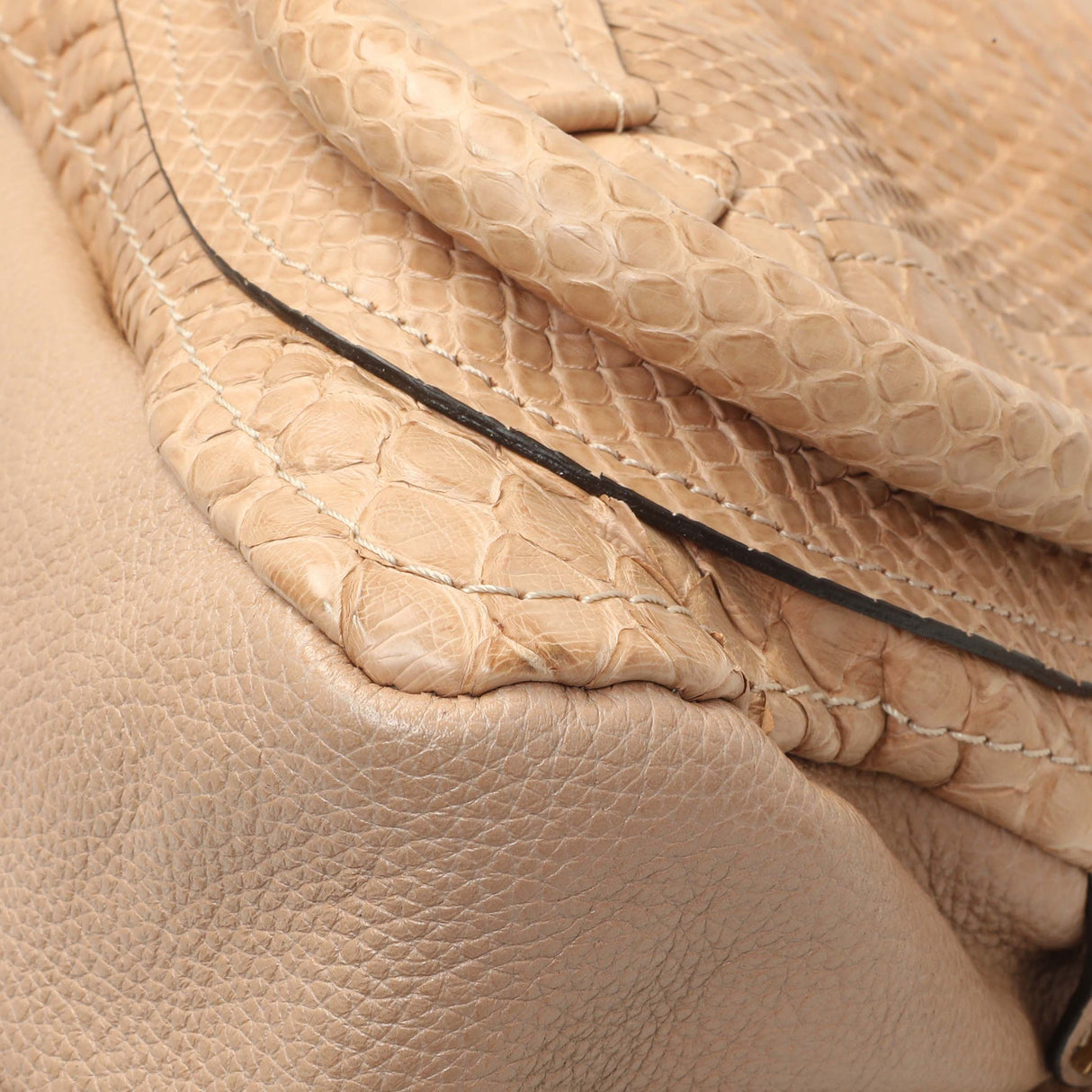 Chloe Nude Python Medium Paraty Handbags Chloe