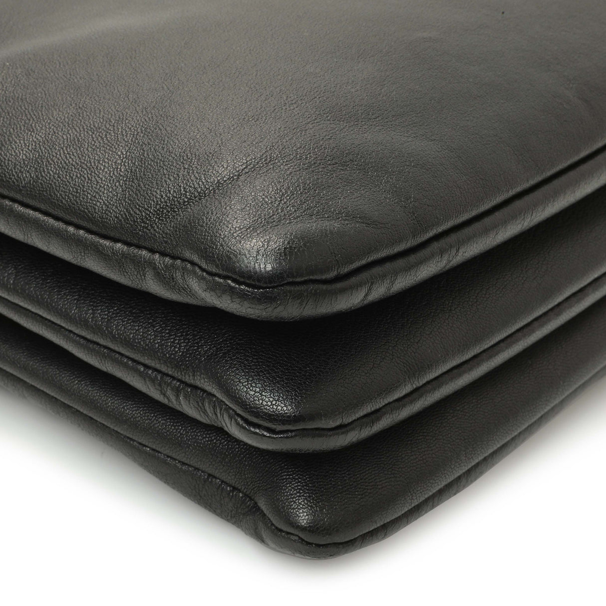 Celine Black Lambskin Small Trio Crossbody Handbags Celine