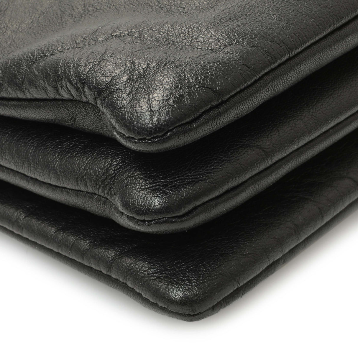 Celine Black Lambskin Small Trio Crossbody Handbags Celine