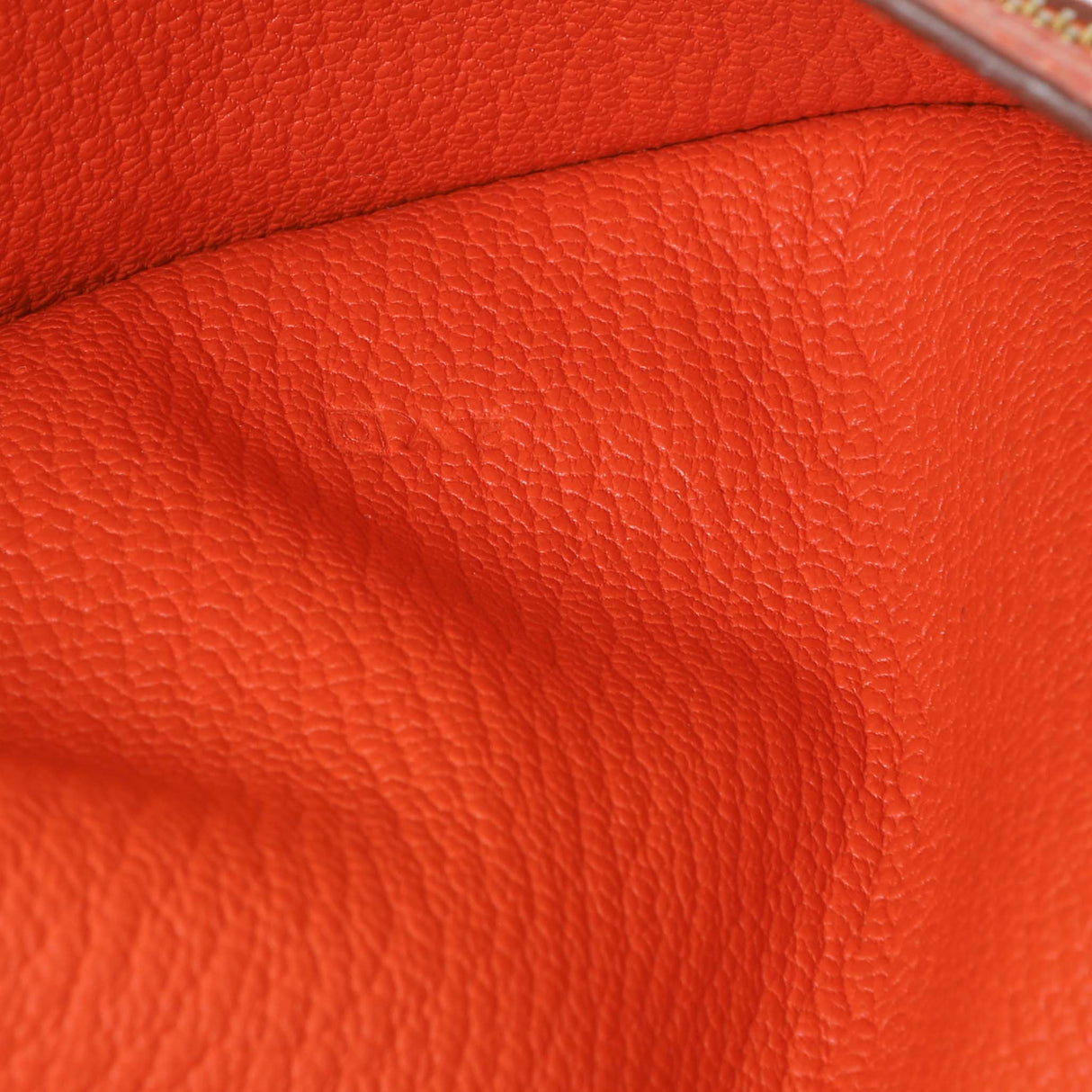 Hermes Orange Chevre Tri-Fold Bearn Wallet Accessories Hermes