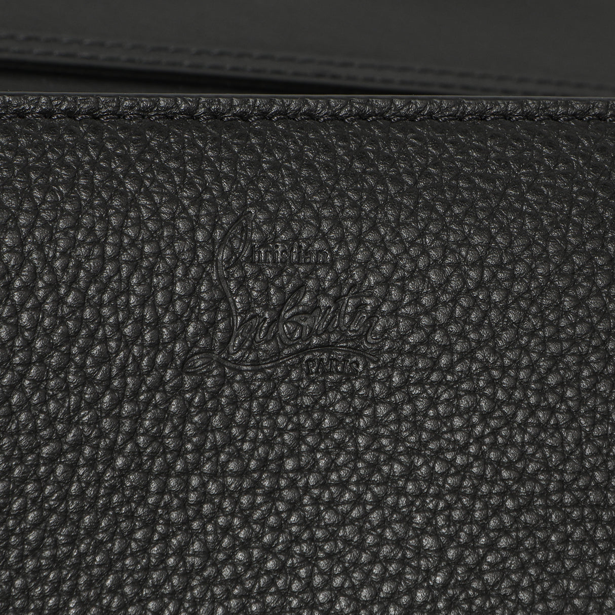 Christian Louboutin Black Calfskin Spikes Loubinthesky Paloma Clutch Handbags Christian Louboutin