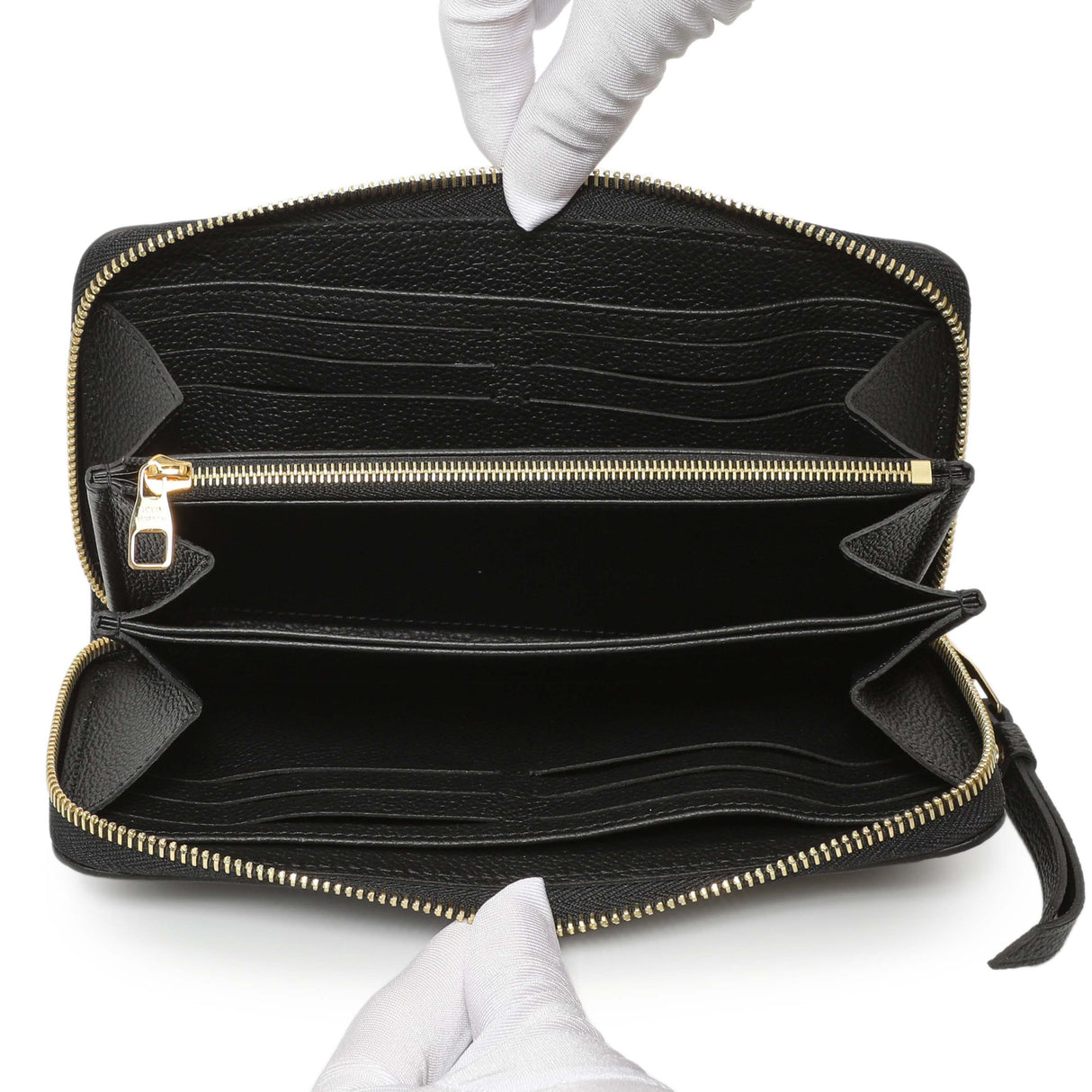 Louis Vuitton Black Empreinte Zippy Wallet Accessories Louis Vuitton