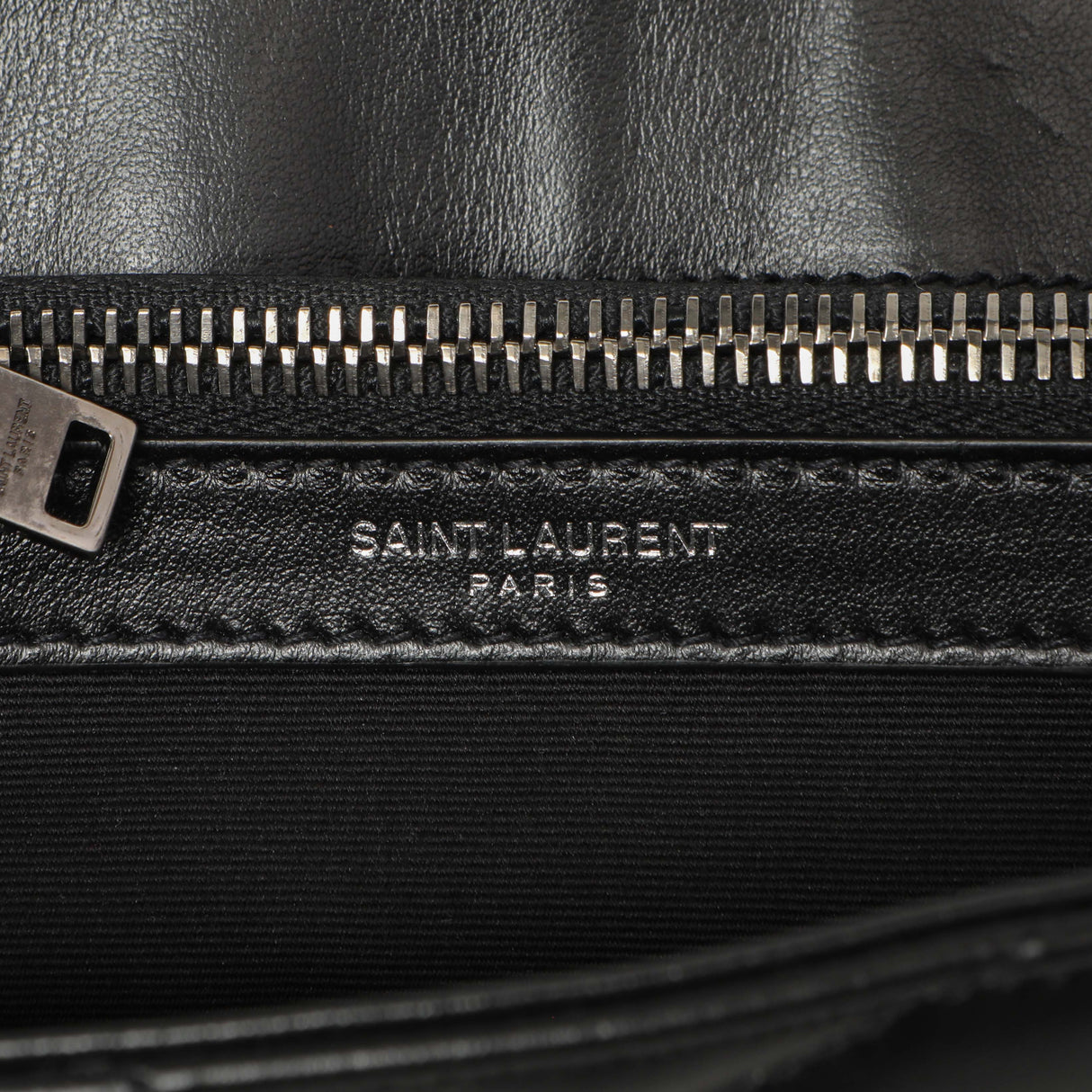 Saint Laurent Black Calfskin Y Quilted Monogram Small Charm Loulou Chain Satchel Handbags Saint Laurent