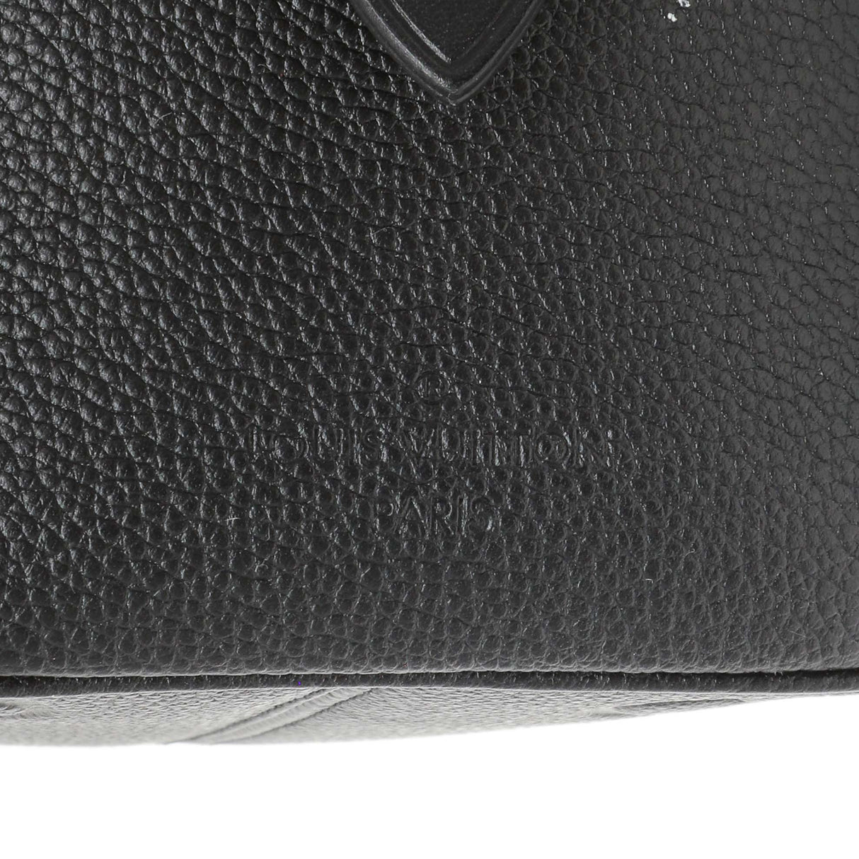 Louis Vuitton Black Empreinte Monogram Giant Speedy Bandouliere 20