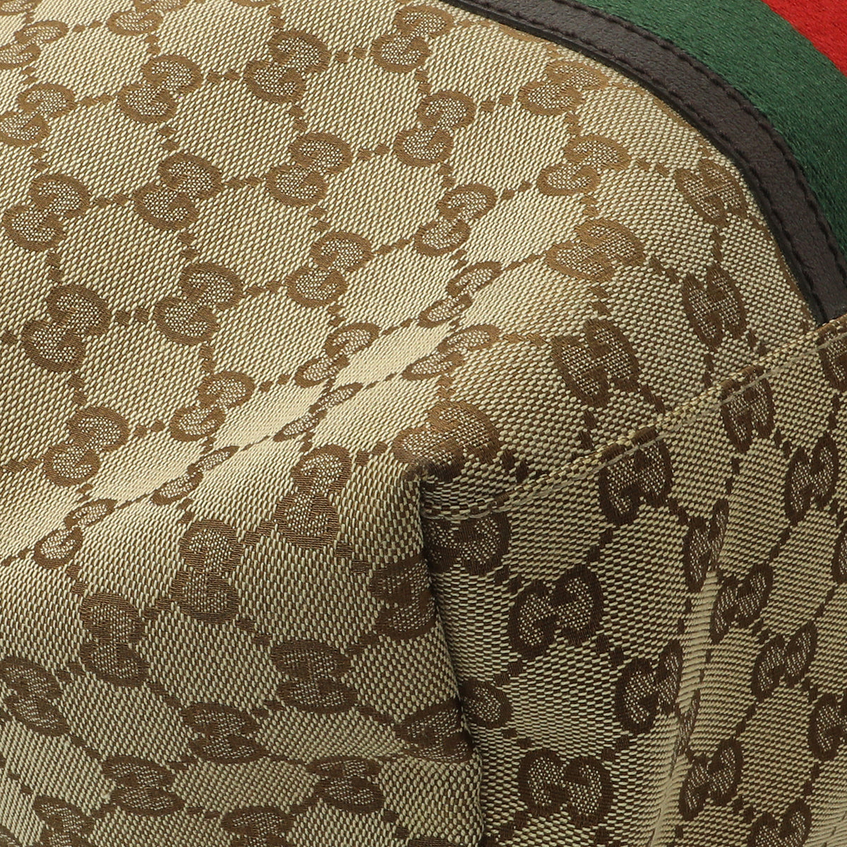 Gucci Brown GG Supreme Canvas Web Backpack Handbags Gucci