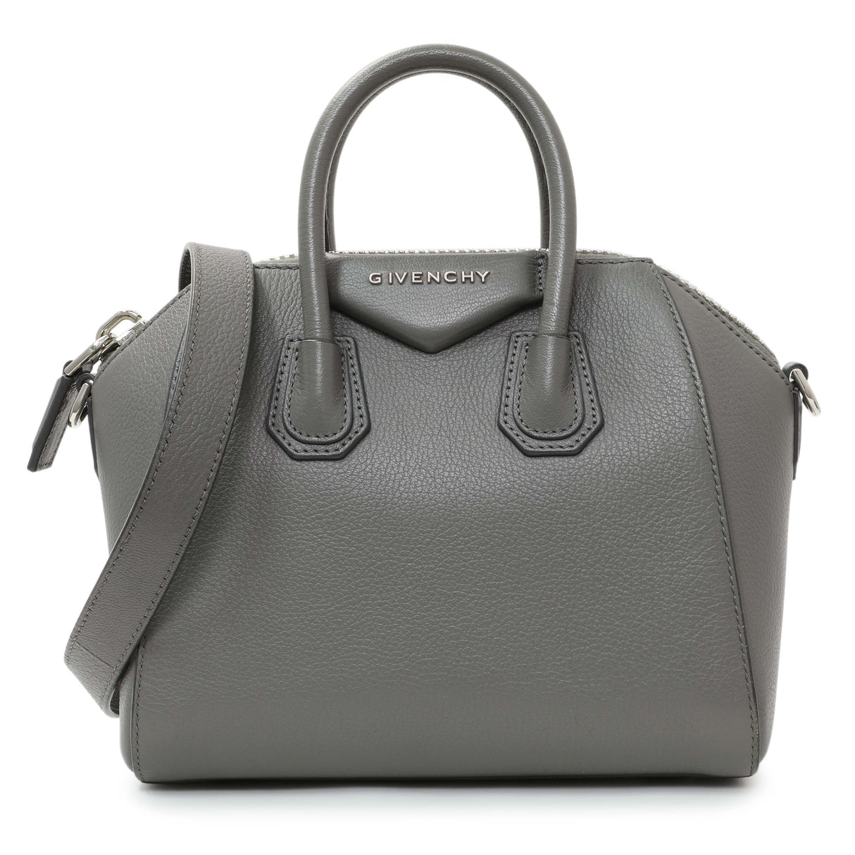 Givenchy Grey Sugar Goatskin Antigona Mini Handbags Givenchy