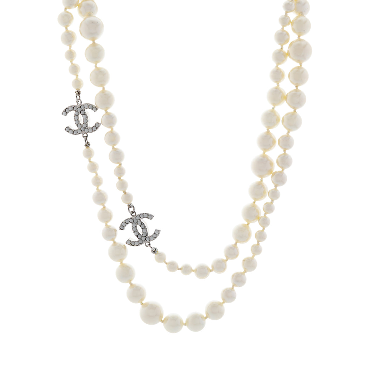 Chanel CC Pearl Necklace Designer Jewellery Chanel