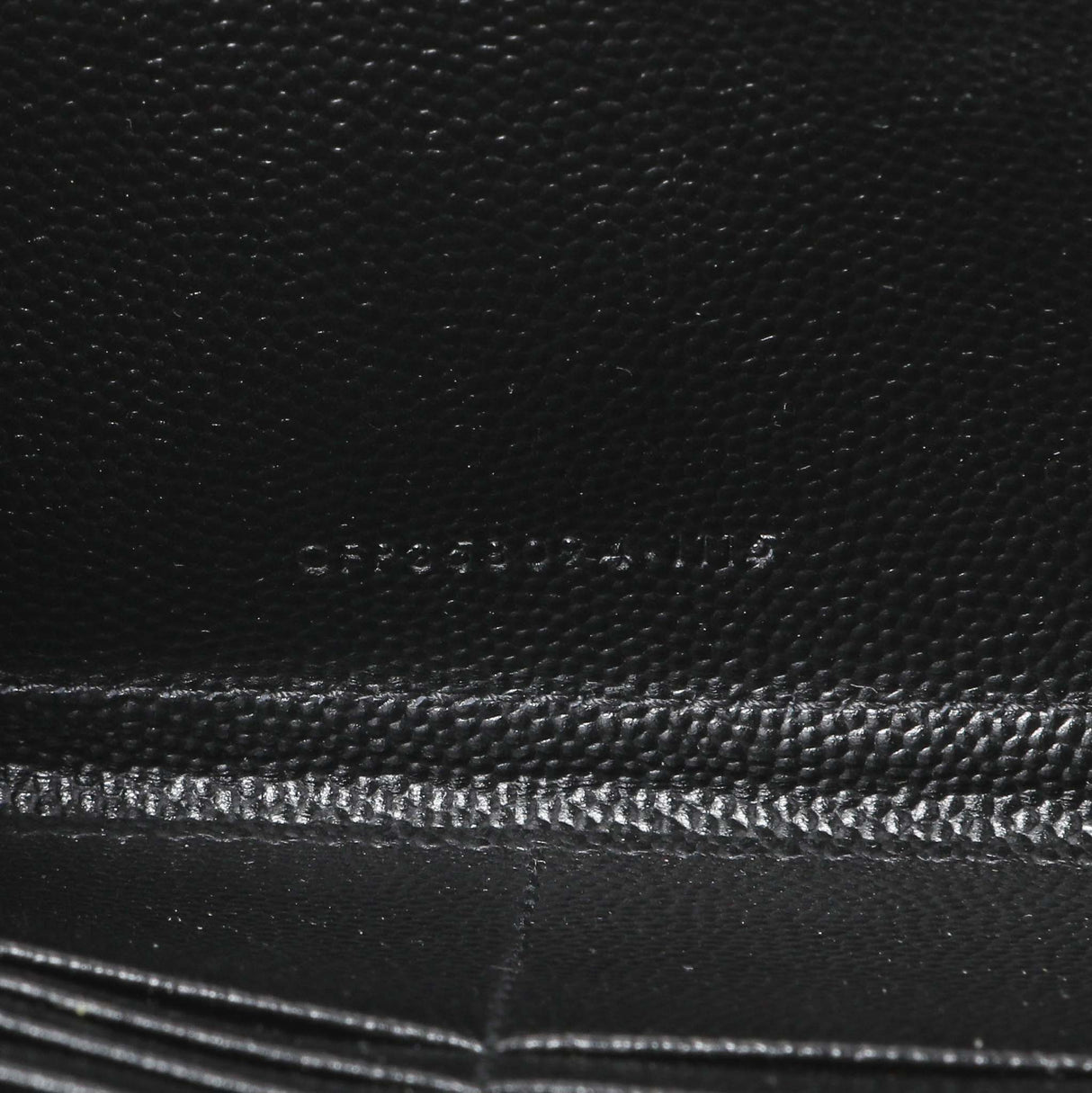 Saint Laurent Black Grain De Poudre Matelasse Chevron Monogram Zip Around Wallet Accessories Saint Laurent