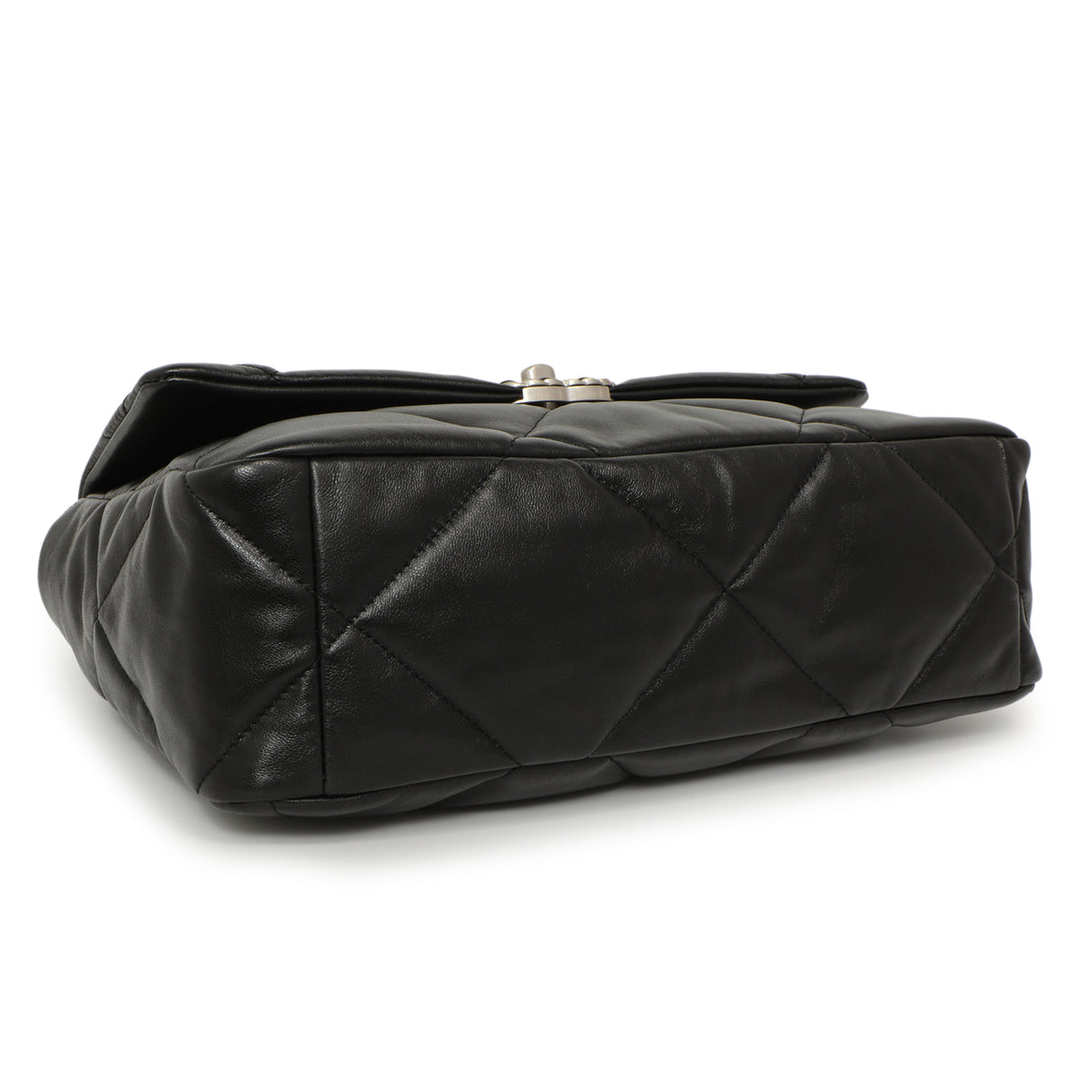Chanel Black Quilted Lambskin Large 19 Flap Handbags Chanel
