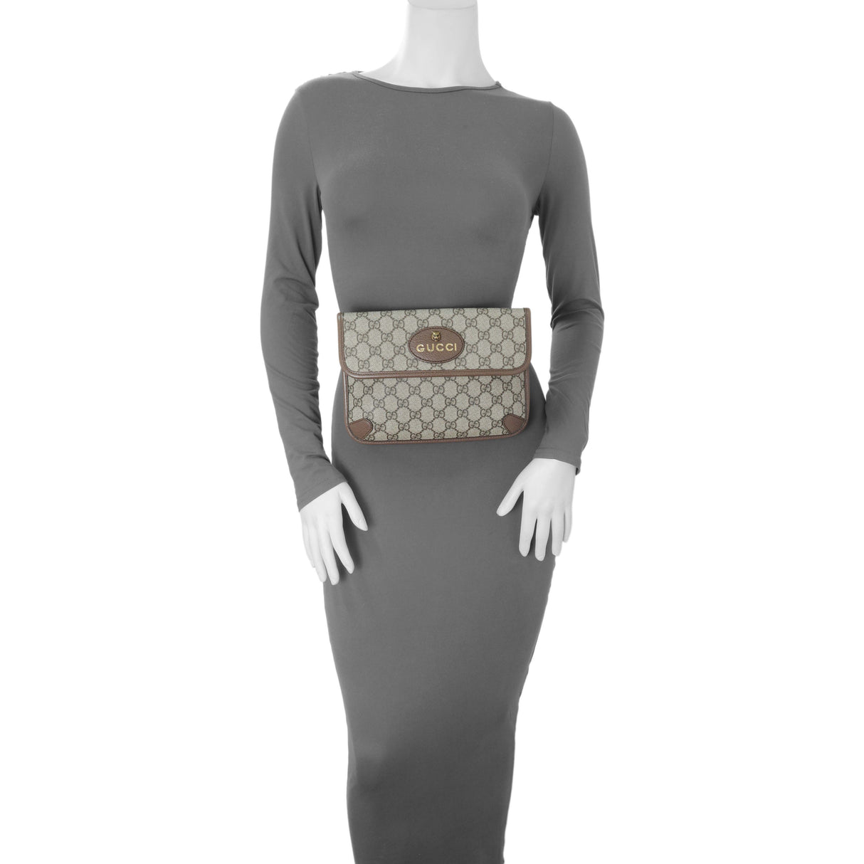 Gucci GG Supreme Monogram Neo Vintage Web Belt Bag Handbags Gucci