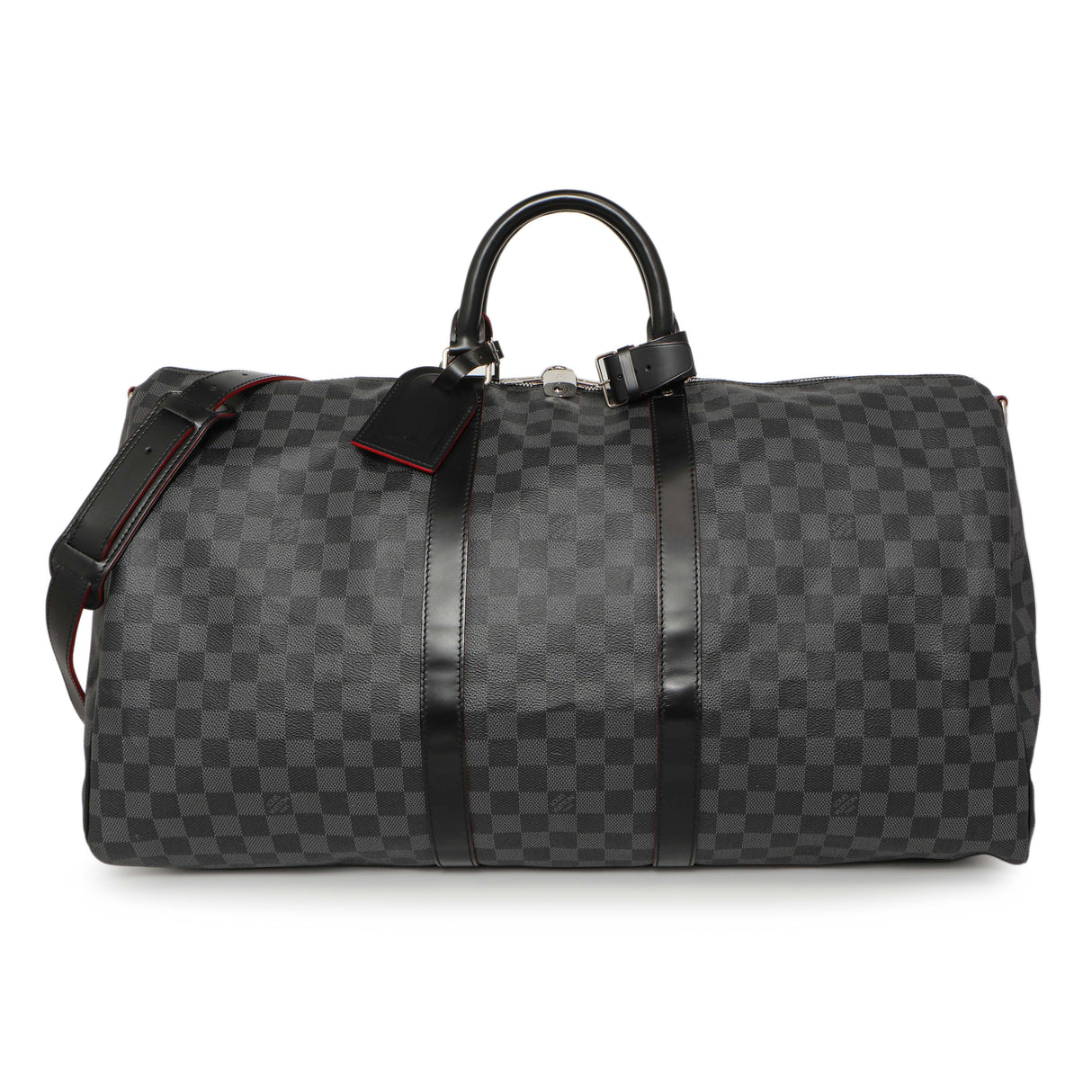 Louis Vuitton Damier Graphite Keepall 55 Bandouliere Handbags Louis Vuitton