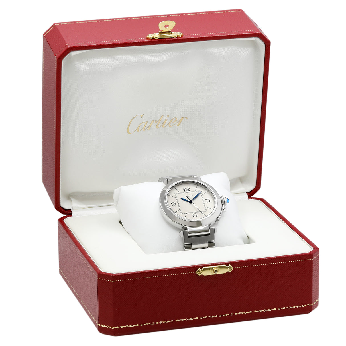 Cartier Stainless Steel 42mm Pasha W31072M7 Watches Cartier