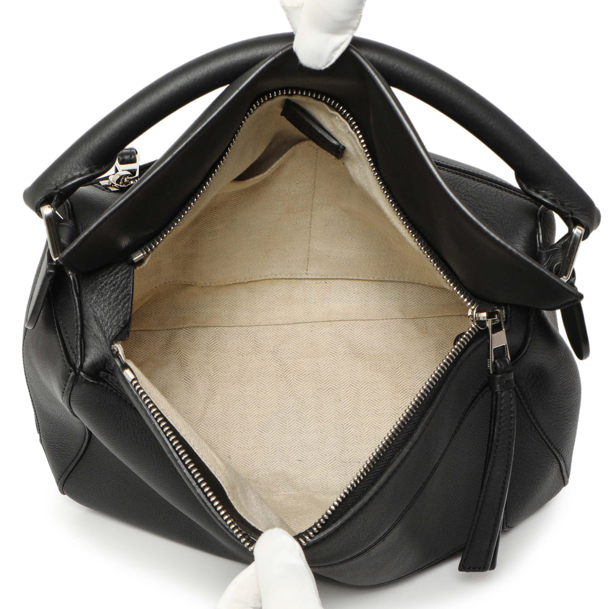 Loewe Black Calfskin Medium Puzzle Bag Handbags Loewe