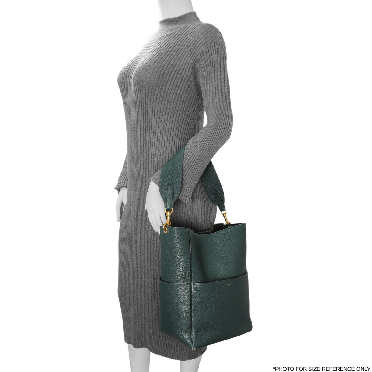 Celine Amazone Soft Grained Calfskin Sangle Bucket Bag Handbags Celine