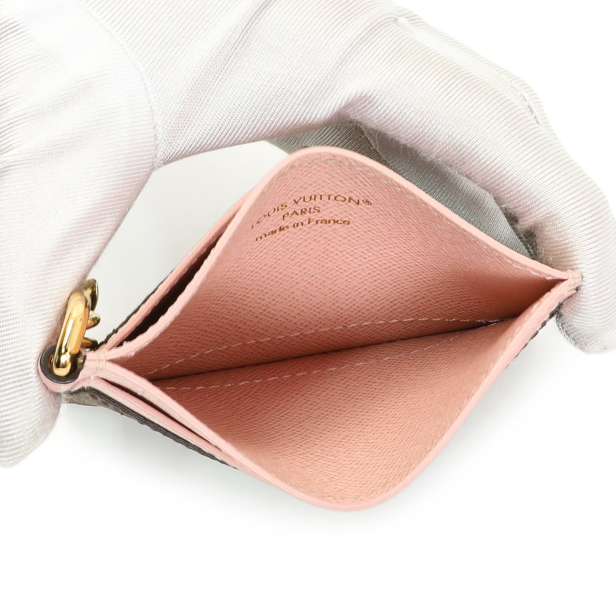 Louis Vuitton Rose Ballerine Monogram LV Charms Card Holder Accessories Louis Vuitton