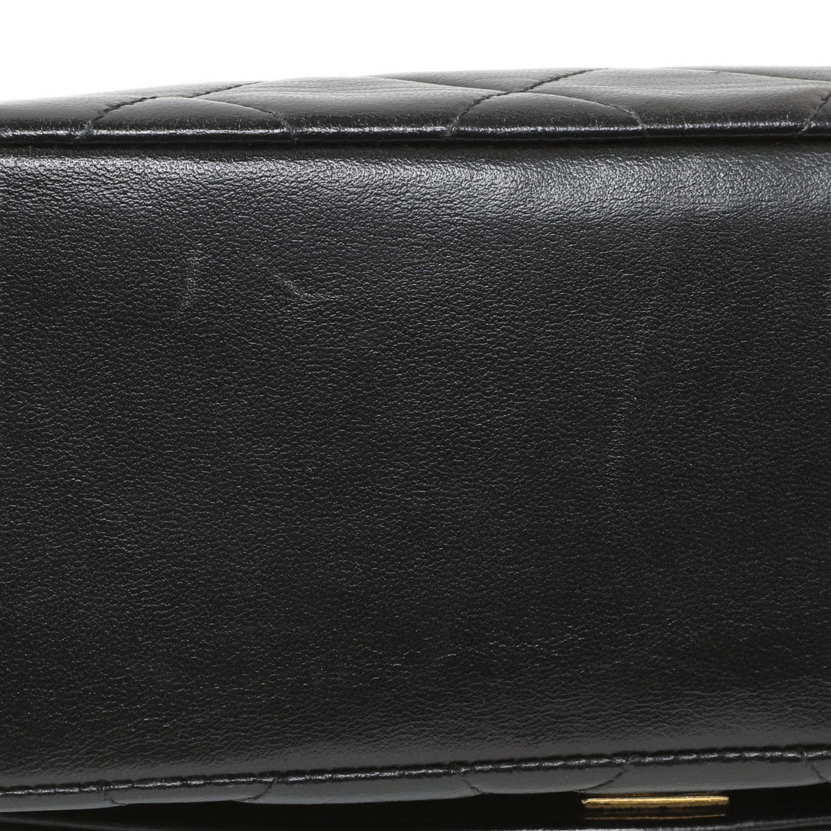 Chanel Vintage Black Quilted Lambskin Small Diana Flap Handbags Chanel