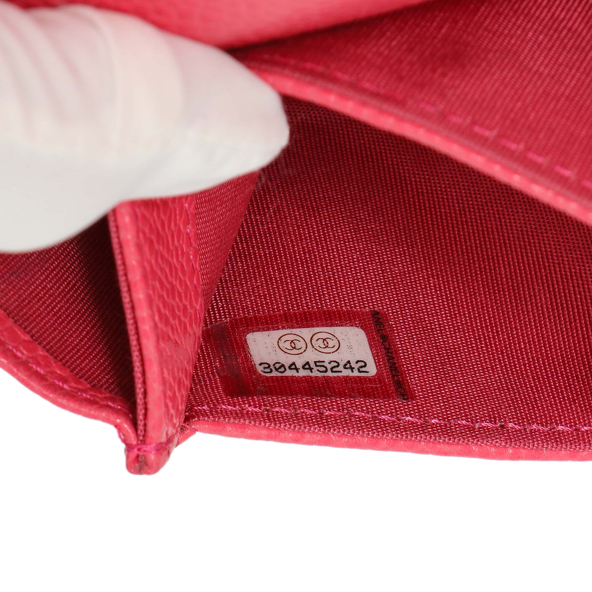 Chanel Pink Caviar Camellia Card Holder Accessories Chanel