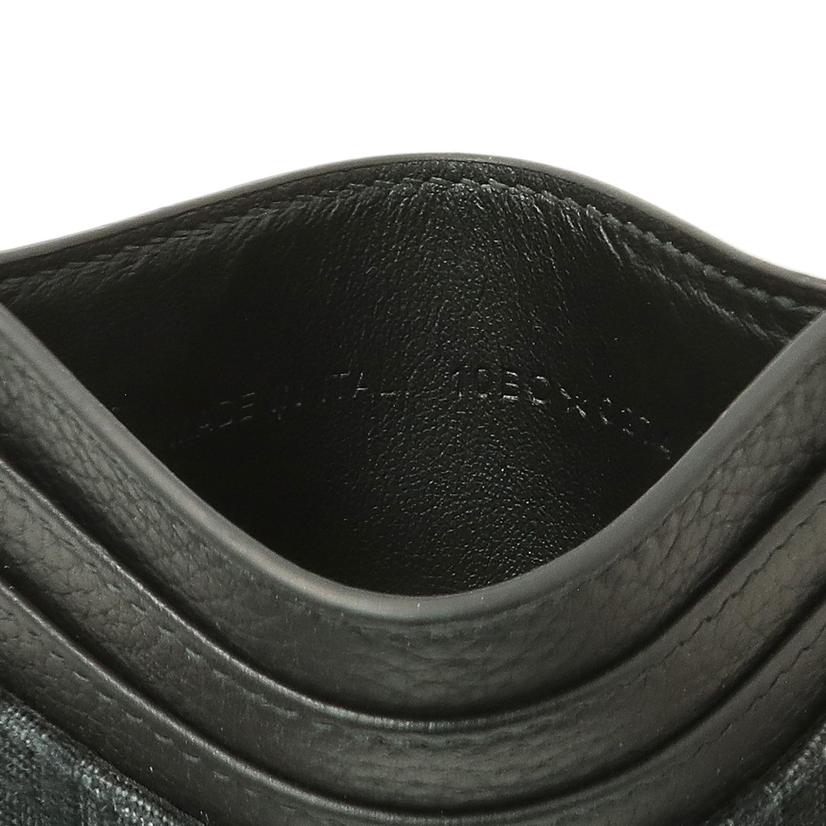 Christian Dior Black Oblique Jacquard and Grained Calfskin Card Holder Accessories Christian Dior