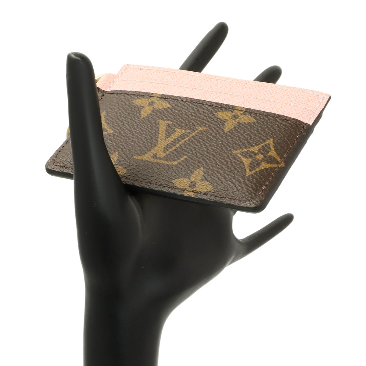 Louis Vuitton Rose Ballerine Monogram LV Charms Card Holder Accessories Louis Vuitton