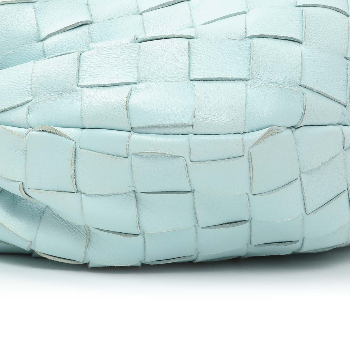 Bottega Veneta Light Blue Nappa Intrecciato Mini Jodie Handbags Bottega Veneta