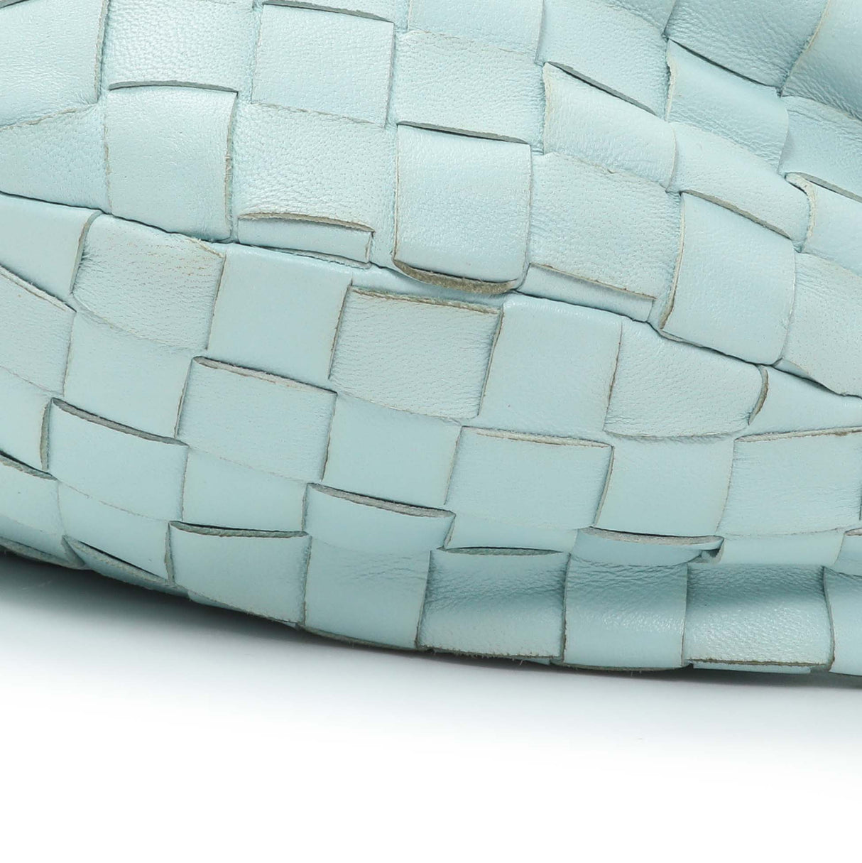 Bottega Veneta Light Blue Nappa Intrecciato Mini Jodie Handbags Bottega Veneta