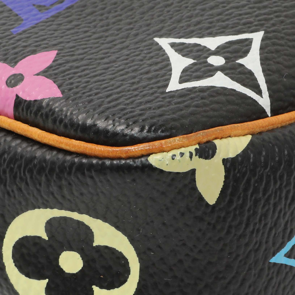 Louis Vuitton Black Monogram Multicolor Pochette Accessories Handbags Louis Vuitton