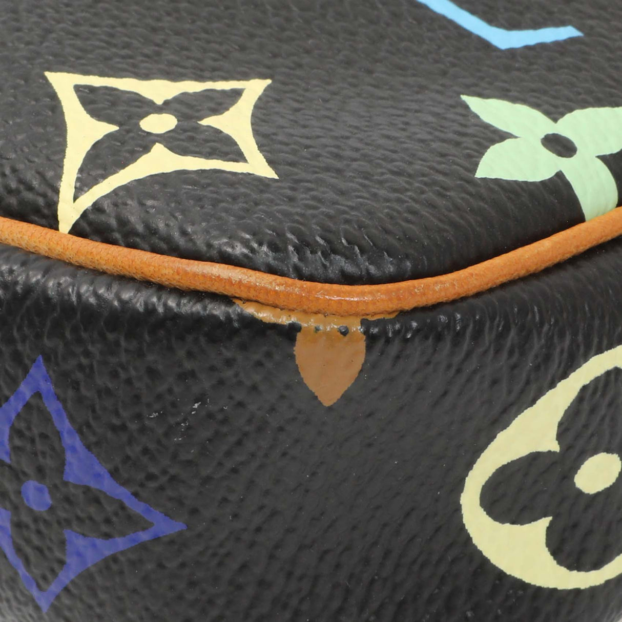 Louis Vuitton Black Monogram Multicolor Pochette Accessories Handbags Louis Vuitton