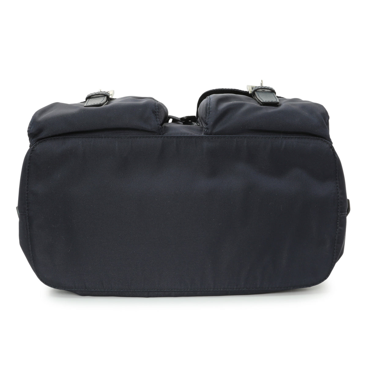 Prada Navy Re-Nylon Saffiano Small Backpack Handbags Prada