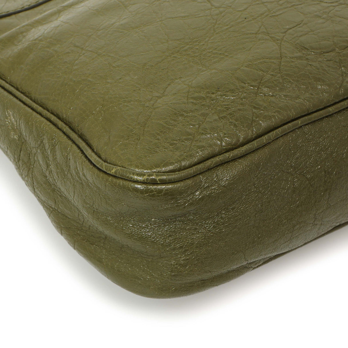 Balenciaga Olive Agneau Classic Hip Handbags Balenciaga