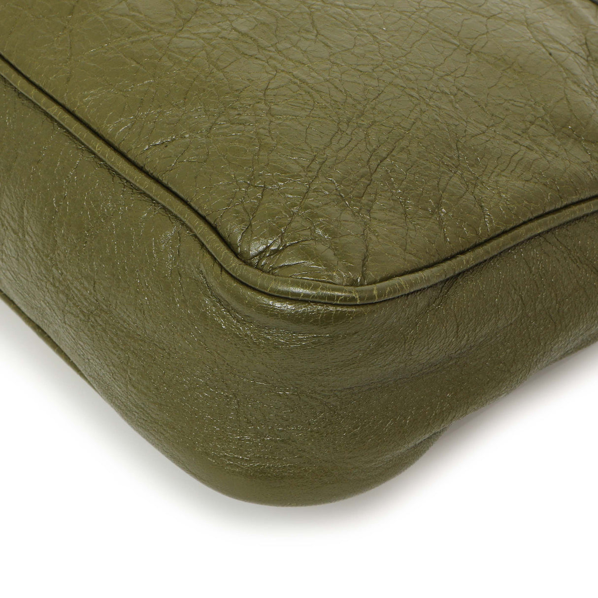 Balenciaga Olive Agneau Classic Hip Handbags Balenciaga