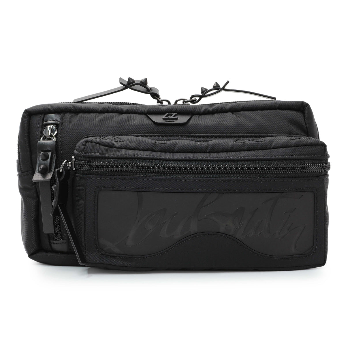 Christian Louboutin Black Nylon Loubideal Belt Bag Handbags Christian Louboutin