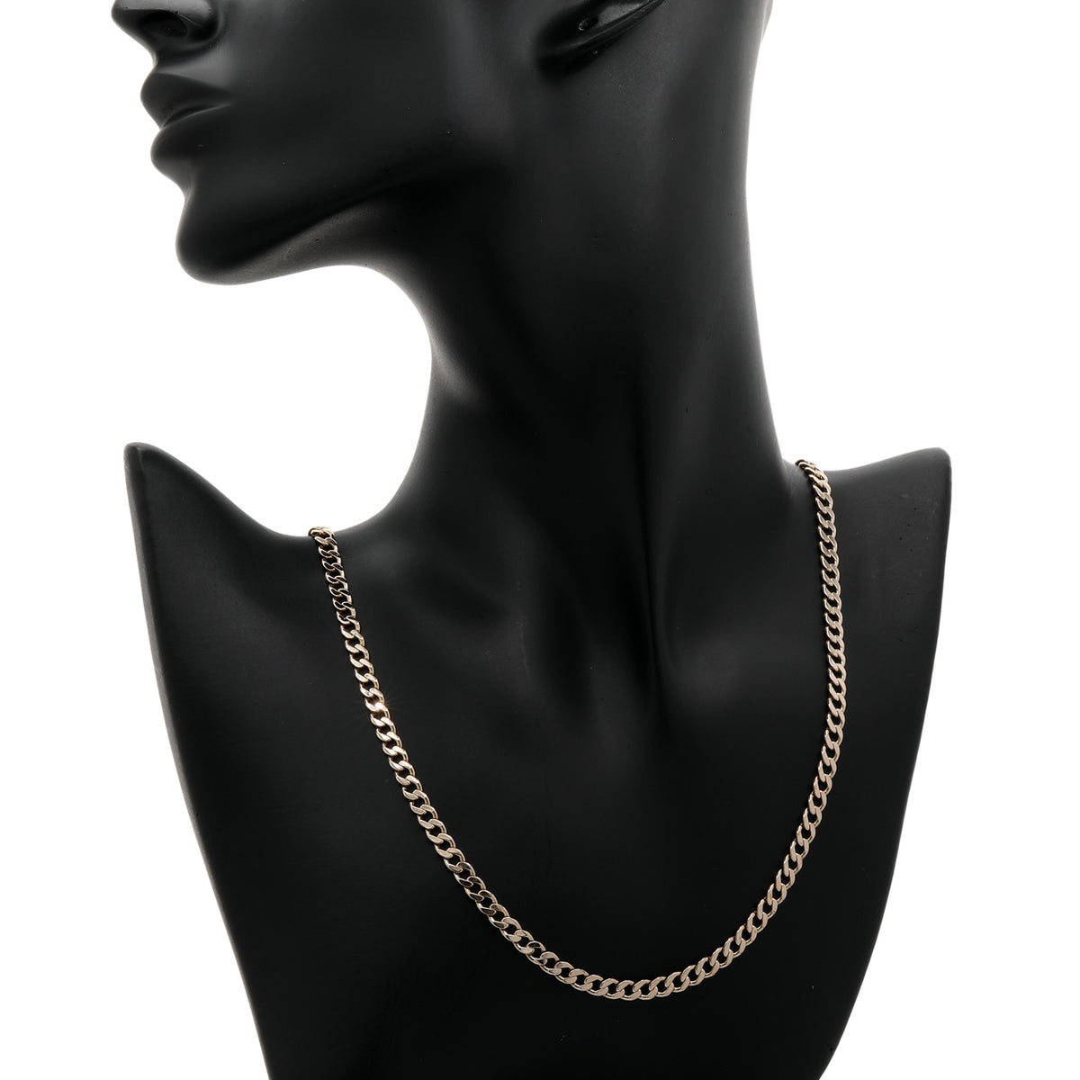 10K Yellow Gold Curb Chain Fine Jewellery Modaselle