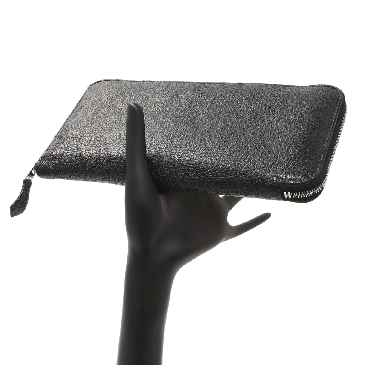 Hermes Black Chevre Azap Wallet Accessories Hermes