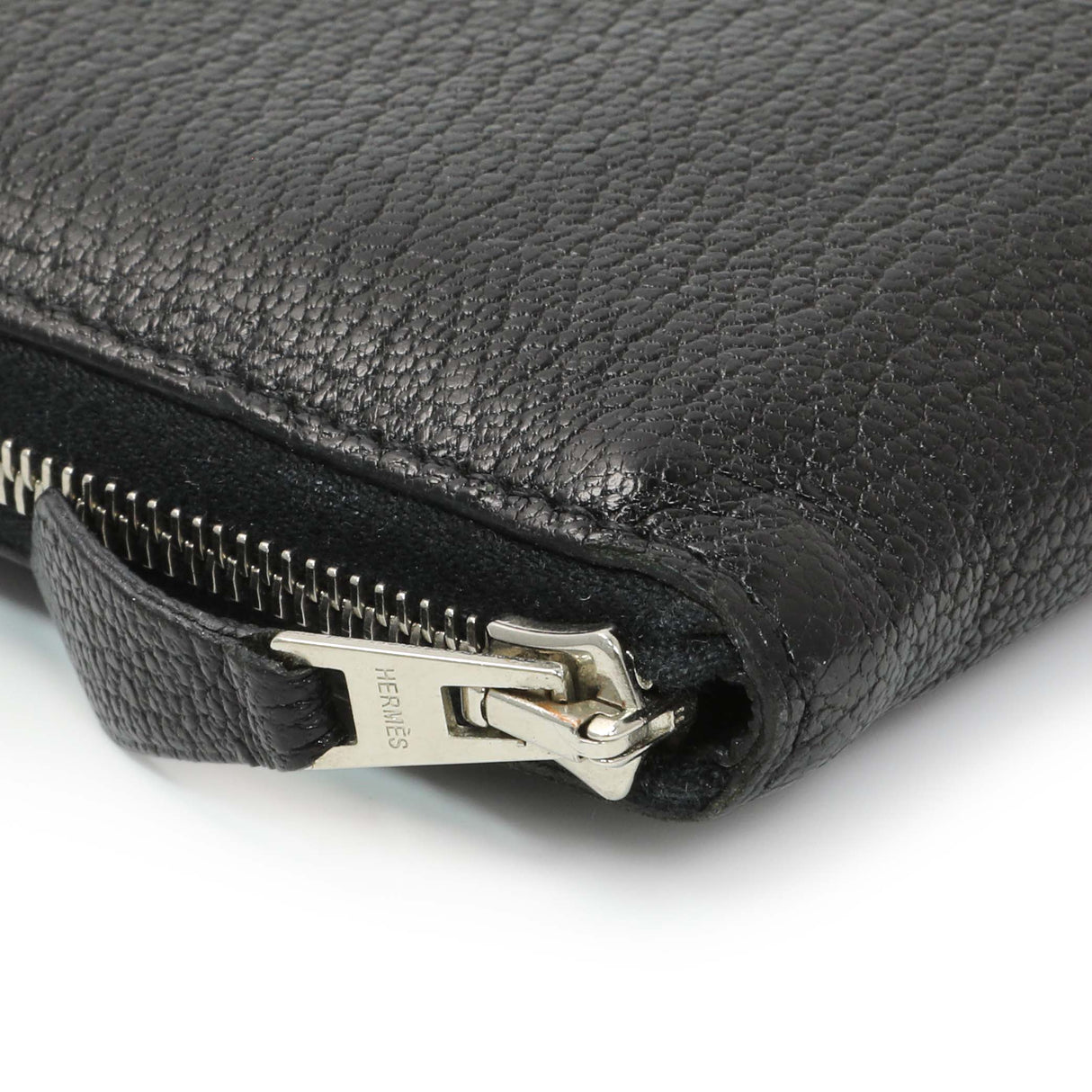 Hermes Black Chevre Azap Wallet Accessories Hermes