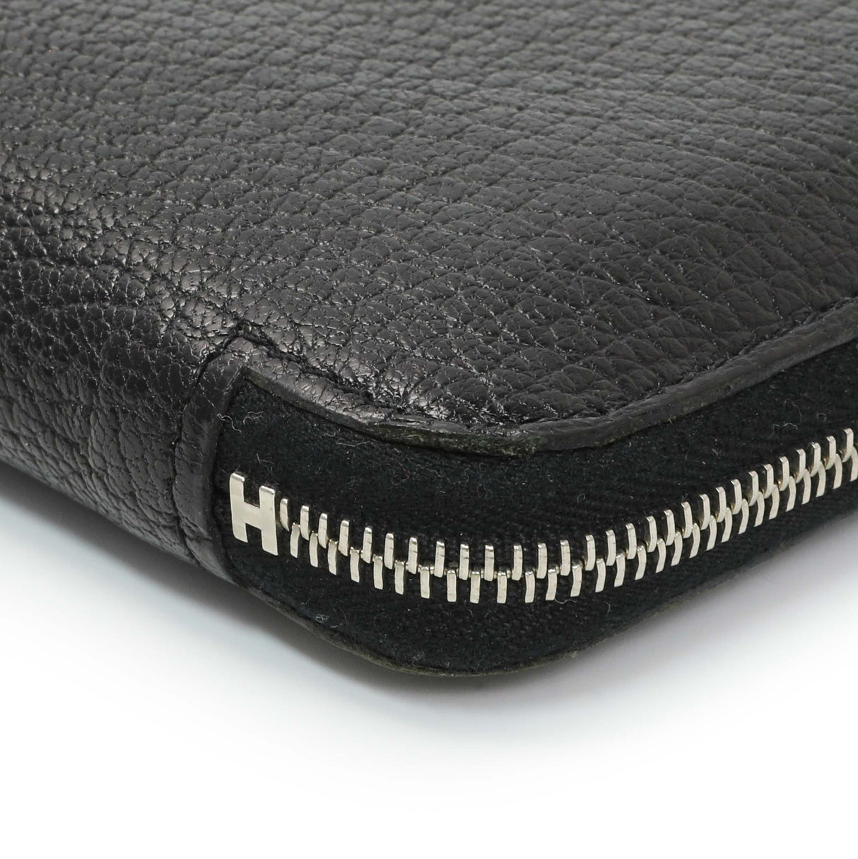 Hermes Black Chevre Azap Wallet Accessories Hermes