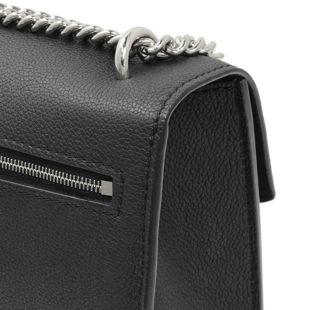 Louis Vuitton Black Soft Calfskin Mylockme Chain Bag Handbags Louis Vuitton
