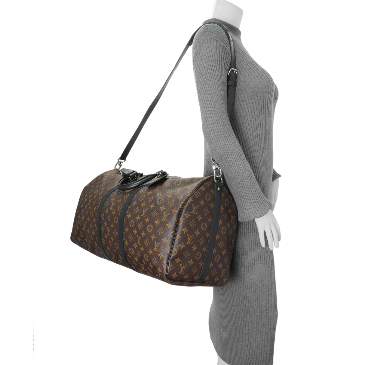 Louis Vuitton Monogram Macassar Keepall Bandouliere 55 Handbags Louis Vuitton