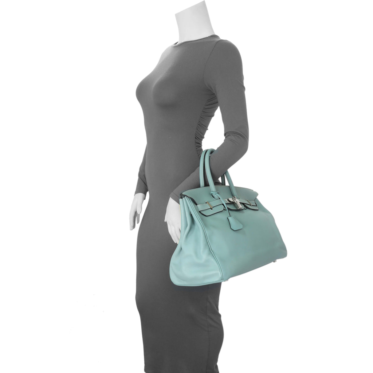 Hermes Ciel Swift Birkin 35 Handbags Hermes