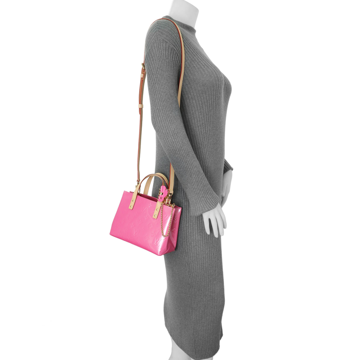 Louis Vuitton Neon Pink Vernis Reade PM NM Handbags Louis Vuitton