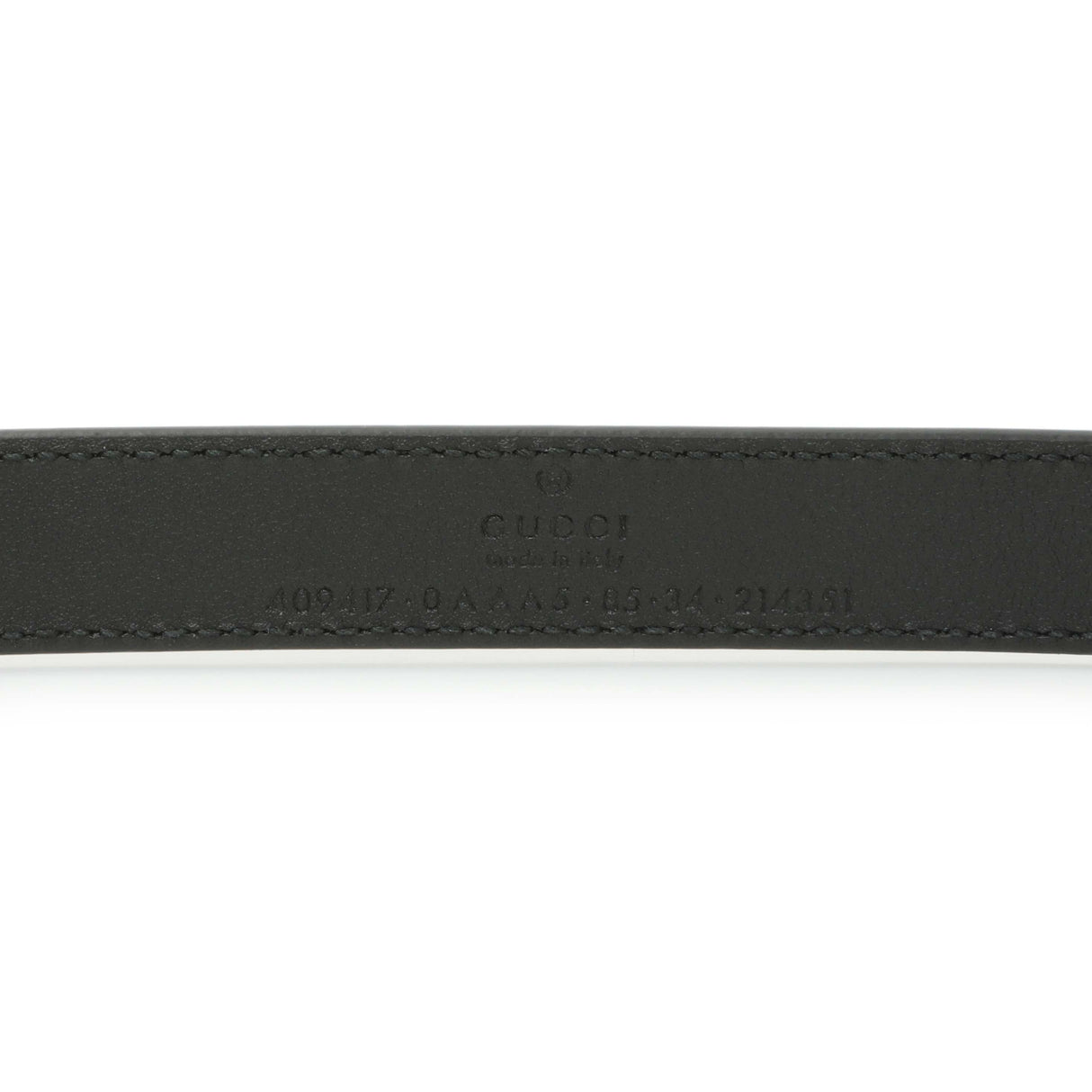 Gucci Black Calfskin Double G 20mm Belt Accessories Gucci