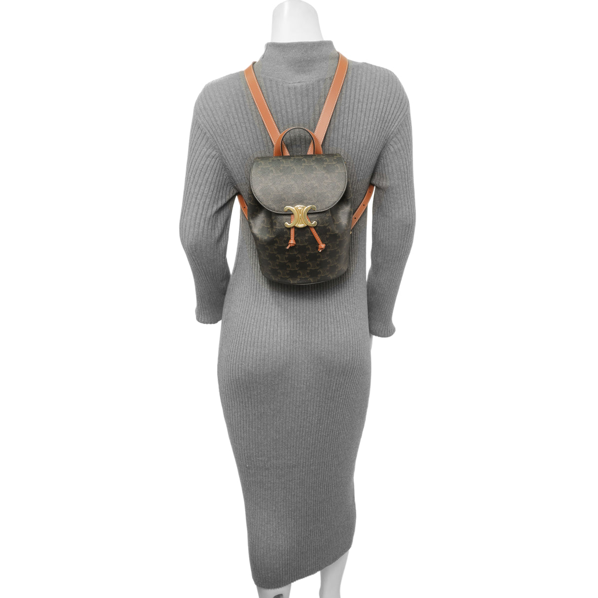 Celine Triomphe Canvas Bonnie Backpack Handbags Celine