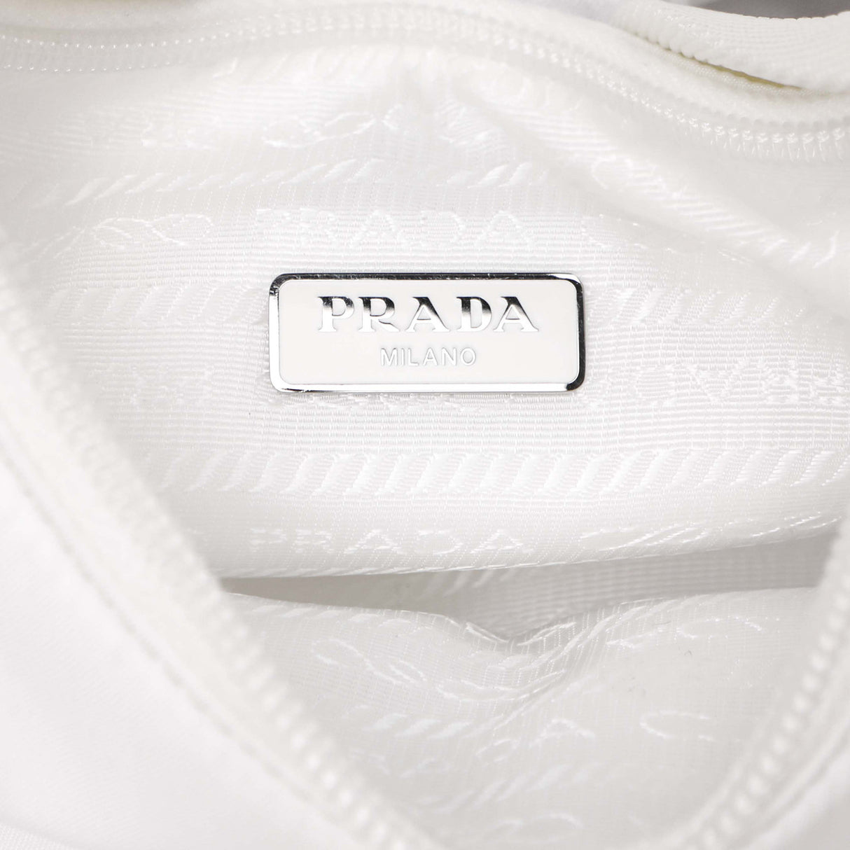 Prada Bianco Re-Nylon Mini Re-Edition 2000 Handbags Prada