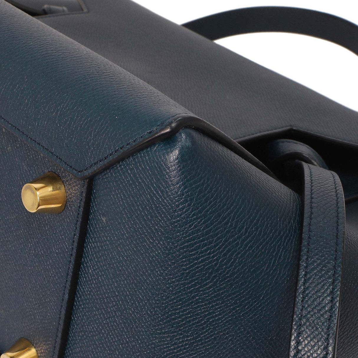 Celine Blue Grained Calfskin Mini Belt Bag Handbags Celine