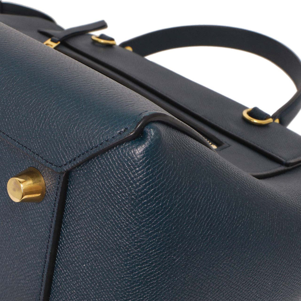 Celine Blue Grained Calfskin Mini Belt Bag Handbags Celine