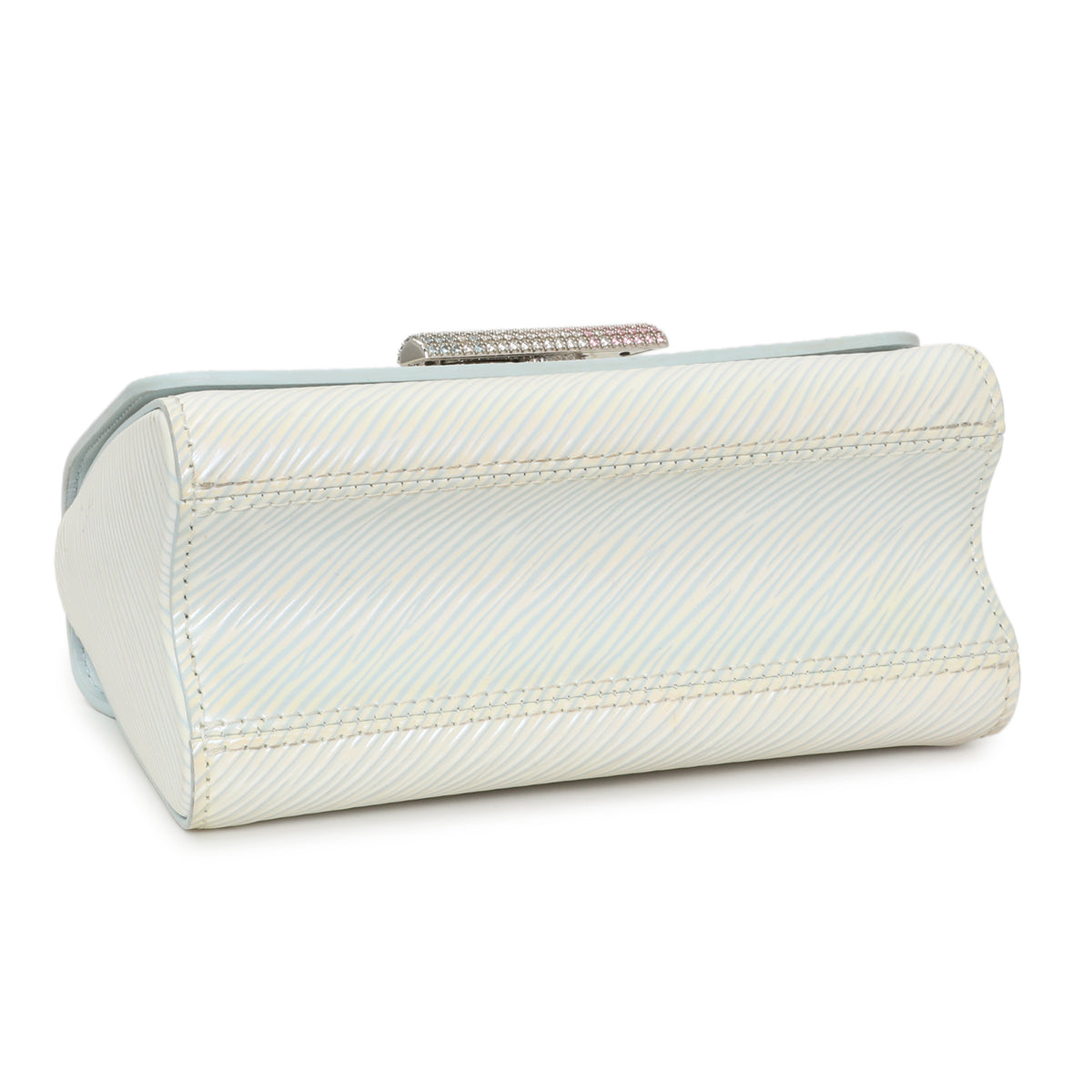 Louis Vuitton Pale White Epi Leather Twist PM with Crystal Buckle Handbags Louis Vuitton