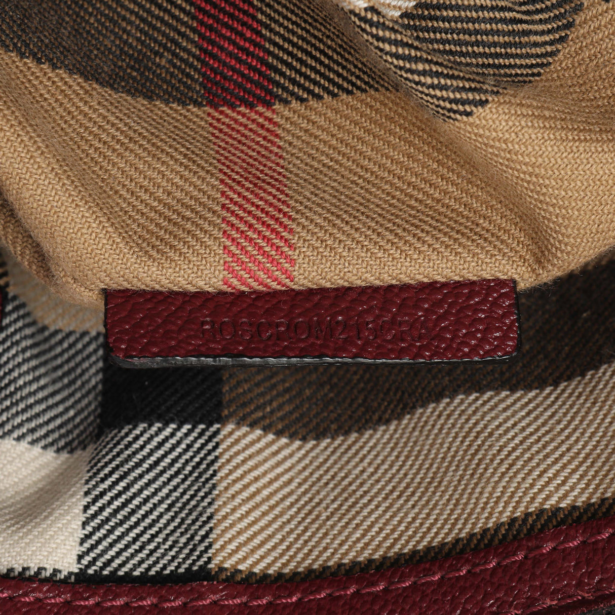 Burberry Burgundy Grained Calfskin Small Helmsley Crossbody Handbags Burberry