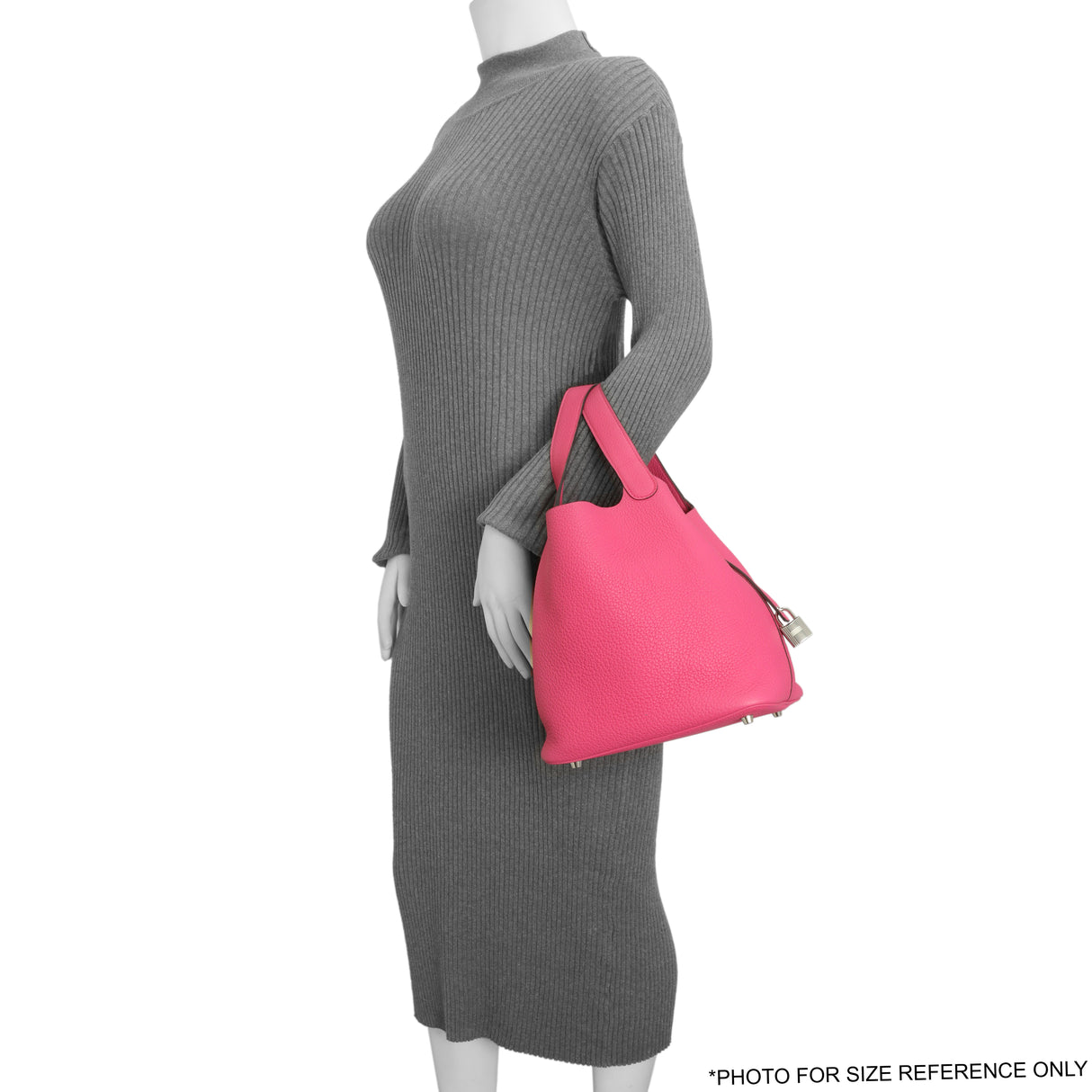 Hermes Rose Shocking Maurice Picotin Lock 22 Handbags Hermes